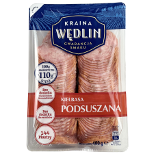 Ковбаска підсушена слайсами Kielbasa Podsuszana Kraina Wedlin 400g