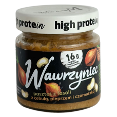Паштет з квасолі з цибулею, перцем та чорним кмином Wawrzyniec High Protein 180g