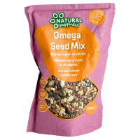 Омега мікс - льон, гарбуз, соняшник, пшоно, мак Omega Seed Mix Natural Happiness 150g