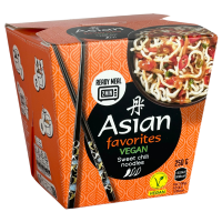 Локшина швидкого приготування в соусі світ чілі Vegan Asian Sweet Chili 250g