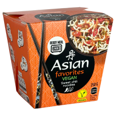 Локшина швидкого приготування в соусі світ чілі Vegan Asian Sweet Chili 250g