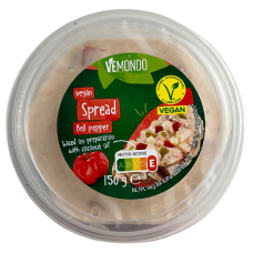 Намазка з кокосовою олією та солодким перцем Vegan Spred Vemondo 150g