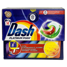 Капсули для прання кольорових речей Dash Platinum Pods 380.8g 14шт