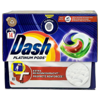 Капсули для прання білих речей Dash Platinum Pods 380.8g 14шт
