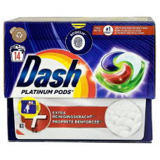 Капсули для прання білих речей Dash Platinum Pods 380.8g 14шт