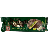 Дубайське печиво з фісташковою начинкою в молочному шоколаді Dubai Cookies Bergen 96g