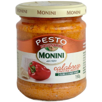 Песто червоне з перцем та рікоттою Pesto Calabrese Monini 190g