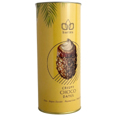 Фінік фарширований фундучним кремом в кріспах молочного шоколаду Huries 200g