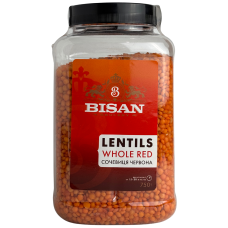 Сочевиця червона Lentils Whole red Bisan 750g