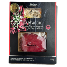 Маринована яловичина, сир пармезан, оливкова олія Carpaccio Deluxe 120g