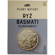 Рис довгозернистий Ryz Basmati Plony Natury 4*100g