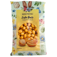 Шоколадні кульки печиво в апельсиновій глазурі Easter Balls Magnetic 260g