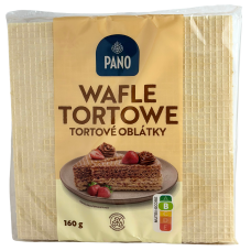 Вафельні коржі Pano 5шт 160g
