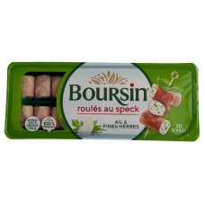 Фаршировані рулети з м'яса шпек, сиру, часнику і зелені Boursin 20 roules 100г