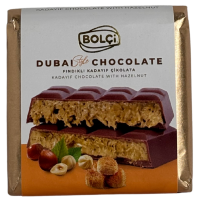 Шоколад з фундуком і тістом катаїфі Bolci Dubai style chocolate