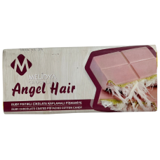 Шоколад рубі з пішманіє і фісташковою пастою Angel Hair Melidya 90g