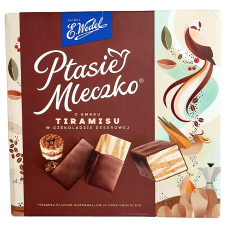 Пташине молоко зі смаком тірамісу Ptasie Mleczko Wedel 340g