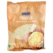 Мигдаль бланшований мелений Mandeln Blanchiert&Gestiftet Belbake 200g