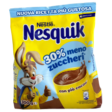Какао-напій Nesquik з меншим вмістом цукру 30% meno zuccheri Nestle