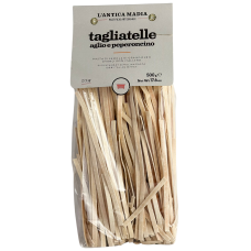 Паста з манної пшениці твердих сортів з часником та перцем чилі Tagliatelle L'antica Madia 500g