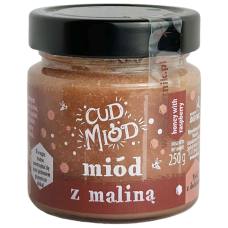 Мед з малиною Gud Miod Sadecki Bartnik 250g