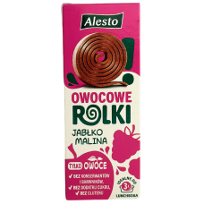 Пастила з яблука та малини Alesto Owocowe Rolki 30g