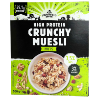 Кранчі мюслі з горіхами Crownfield High Protein Crunchy Muesli 500g