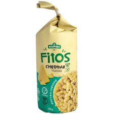 Кукурудзяні хлібці зі смаком сиру чеддер Cheddar Fitos Kupiec 120g