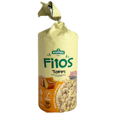 Рисово-кукурудзяні хлібці зі смаком іриски тоффі Toffi Fitos Kupiec 140g