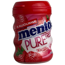 Жувальна гумка зі смаком полуниці без цукру Mentos Pure Fresh 70g 35шт
