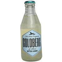 Безалкогольний тонізуючий напій гіркий лимон Goldberg 200ml
