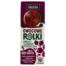 Пастила з яблука та чорної смородини Alesto Owocowe Rolki 30g