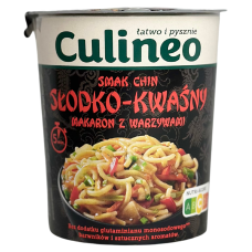 Локшина з овочами у кисло-солодкому соусі в стакані Culineo 57g