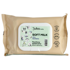 Вологий туалетний папір зволожуючий Soft Milk Luba Family 50шт