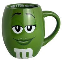 Чашка зелена висока M&Ms