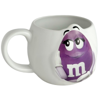 Чашка біла (руки, ноги) M&Ms