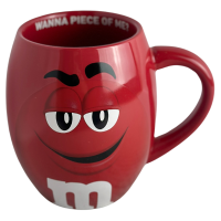 Чашка червона висока M&Ms
