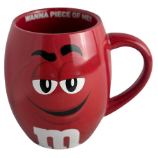 Чашка червона висока M&Ms