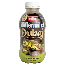 Молочний напій з шоколадно-фісташковим смаком Dubai Chocolate Mullermilch 380ml