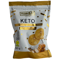 Печиво з соленою карамеллю, кокосом та мигдалем без цукру Keto Mini Cookies Frank&Oli 90g