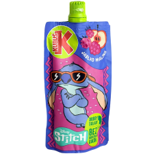 Дитяче фруктове пюре без цукру зі смаком яблука та малина Kubus 100g