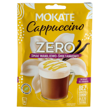 Капучино з ванільно-сметанковим смаком без цукру Cappuccino Mokate 20g