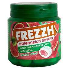 Жуйки без цукру з рідким центром смак кавуна Frezzh Watermelon Flavour 100g