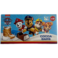 Шоколадні батончики з молочною начинкою Cocoa Bars Raw Patrol 100g