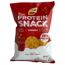 Протеїнові хлібці з рису, сочевиці та гороху зі смаком паприки Protein Snack Good Food 50g