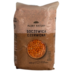 Сочевиця червона Soczewica Czerwona Plony Natury 500g
