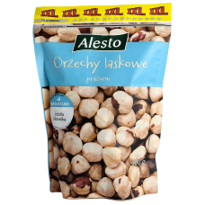 Фундук очищений смажений Orzechy laskowe prazone Alesto 300g