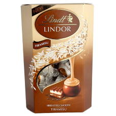 Цукерки з молочного шоколаду зі смаком тірамісу Lindt Lindor 200g