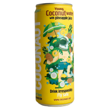 Кокосова вода зі смаком ананаса Young coconut water GoHigher 320ml