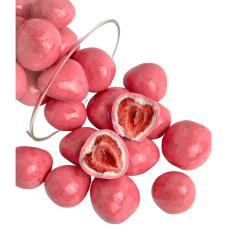 Сублімована полуниця в білому шоколаді та глазурі зі смаком чізкейк Cheesecake cilek Draje